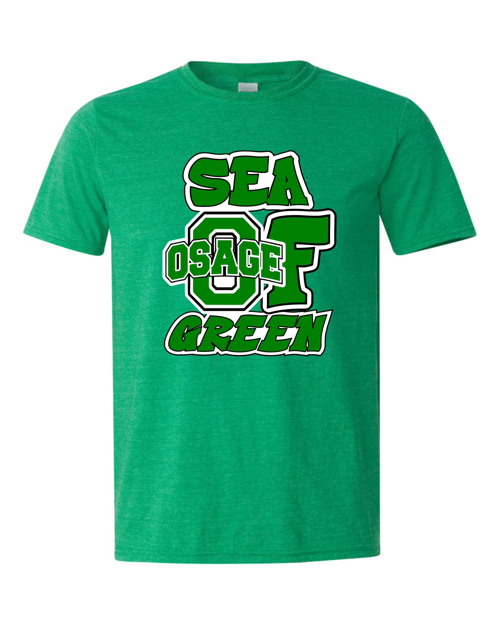 Osage Green Devils "Sea of Green" - Classic Tee - Image 3