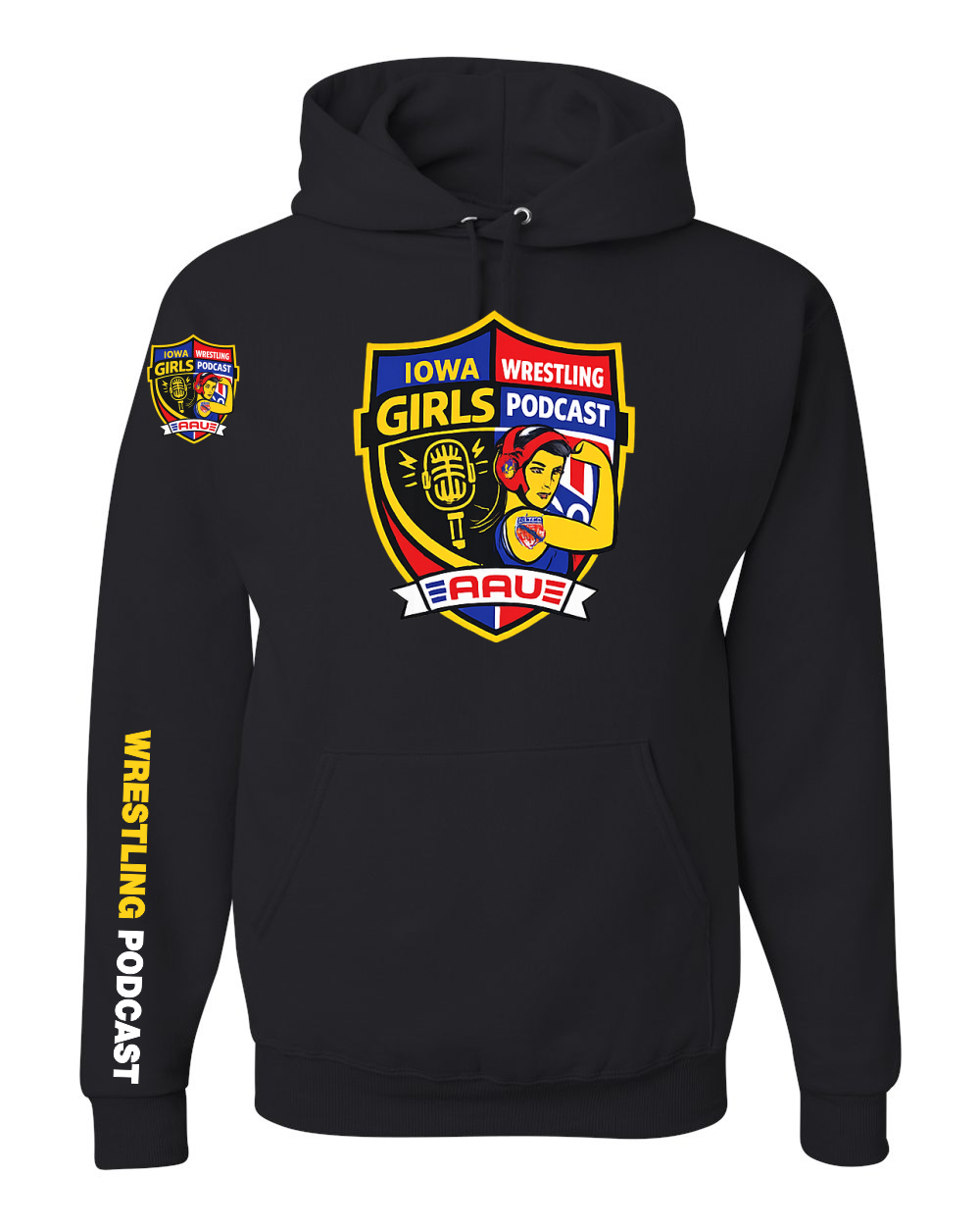 Iowa Girls Wrestling Podcast Gear - Classic Hoodie